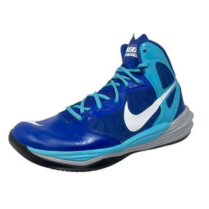 Nike Prime Hype DF Basketball Sneakers Mens 9 1/2 Blue White 3052 L.5.6
